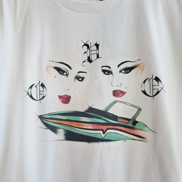 OVO Yacht Club Te Cloud Blue Men White Tshirt New in Medium - Picture 3 of 10